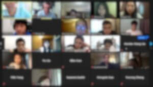 Blurred Zoom screen